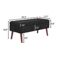 Storage Bench With Storage Bench For Bedroom End Of Bed Bench Foot Of Bed Bench Entryway Bench Storage Ottoman Bench 43.7