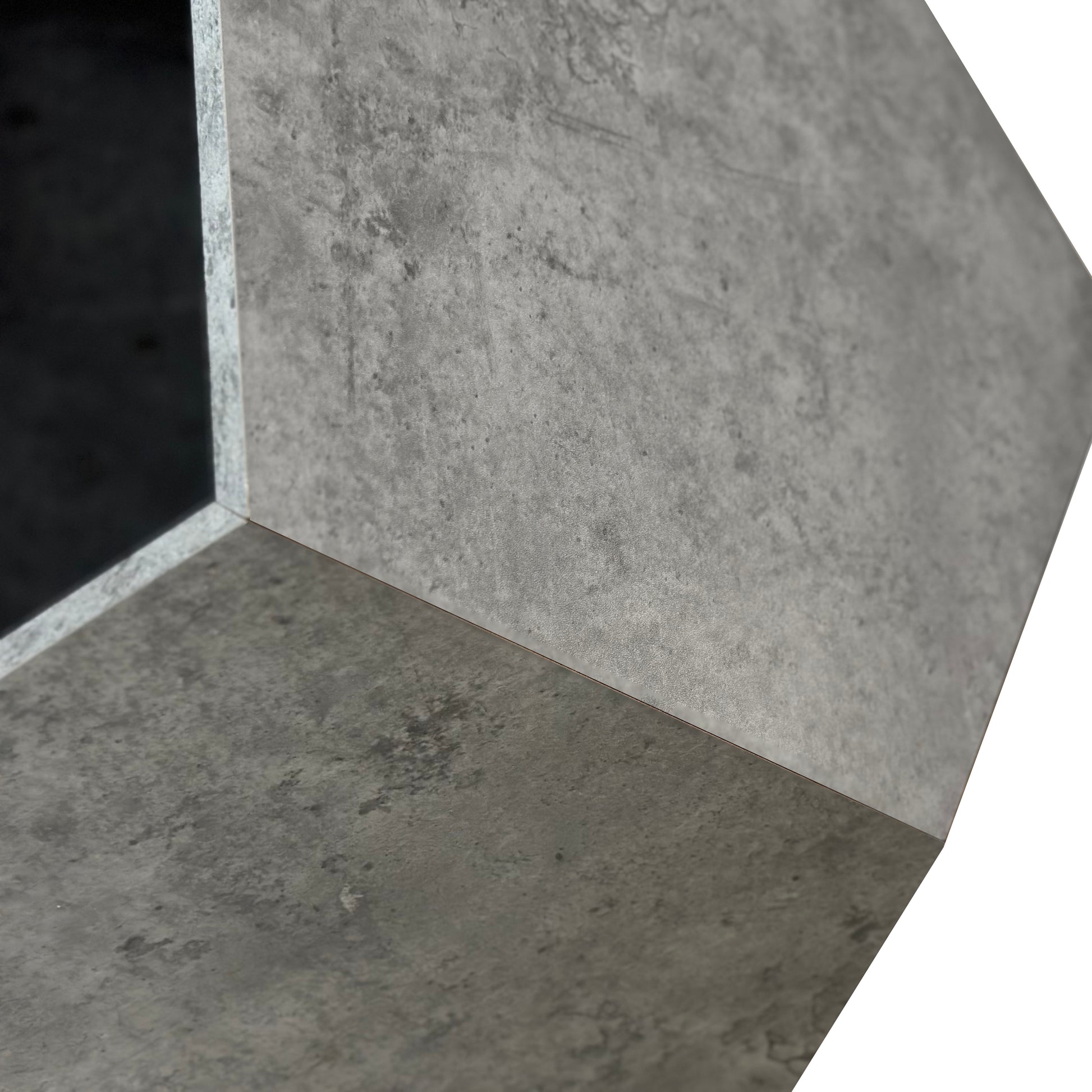 25.98"Modern Pet Furniture Cat Litter Side Table, Sofa Side Table, Planter Mdf Multifunctional Furniture, Cement Gray Cement Grey Mdf