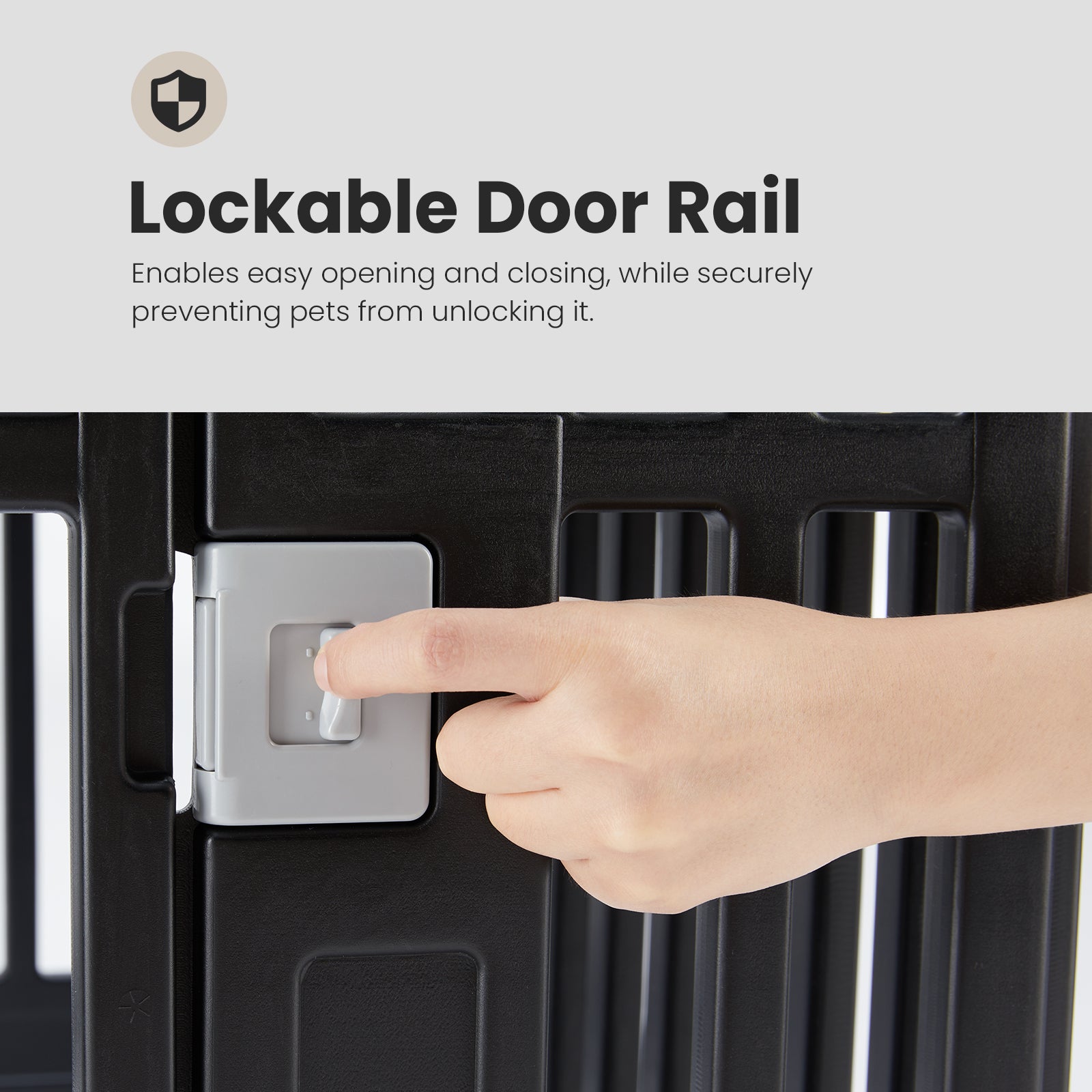 Dog Playpen Adjustable Folding Portable Pet Fence For Small To Medium Dogs Indoor Outdoor Use,4 Panel,Black Black Plastic