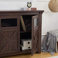 Farmhouse Sideboard Buffet Cabinet With Storage With 4 Doors, Kitchen Storage Cabinet, Coffee Bar Cabinet With Adjustable Shelf For Kitchen, Living Room, L68.35''*W15.35