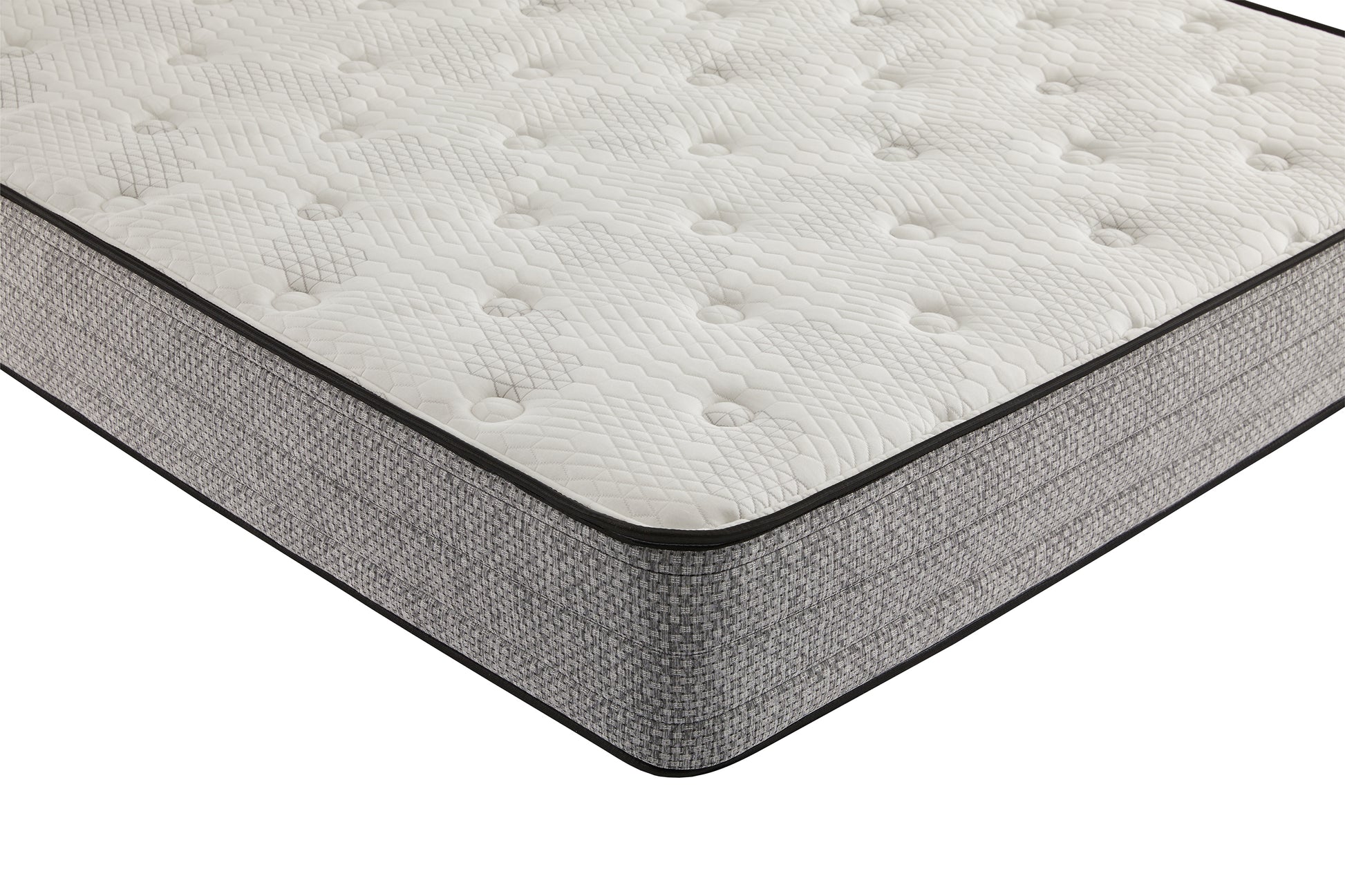 10" Queen Mattress With Gel Memory Foam 884 Pocketed Coil White Gray Memory Foam And Polyurethane Foam Fabric Queen