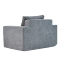 Sofa In A Box Foam Sofa Couch With Pillow, Bean Bag Chairs For Adults Stuffed High Density Foam, Large Bean Bag Sofa For Living Room Bedroom Gaming Room Plain Grey Primary Living Space Medium Soft Medium Duty American Design,European Square Arms Foam