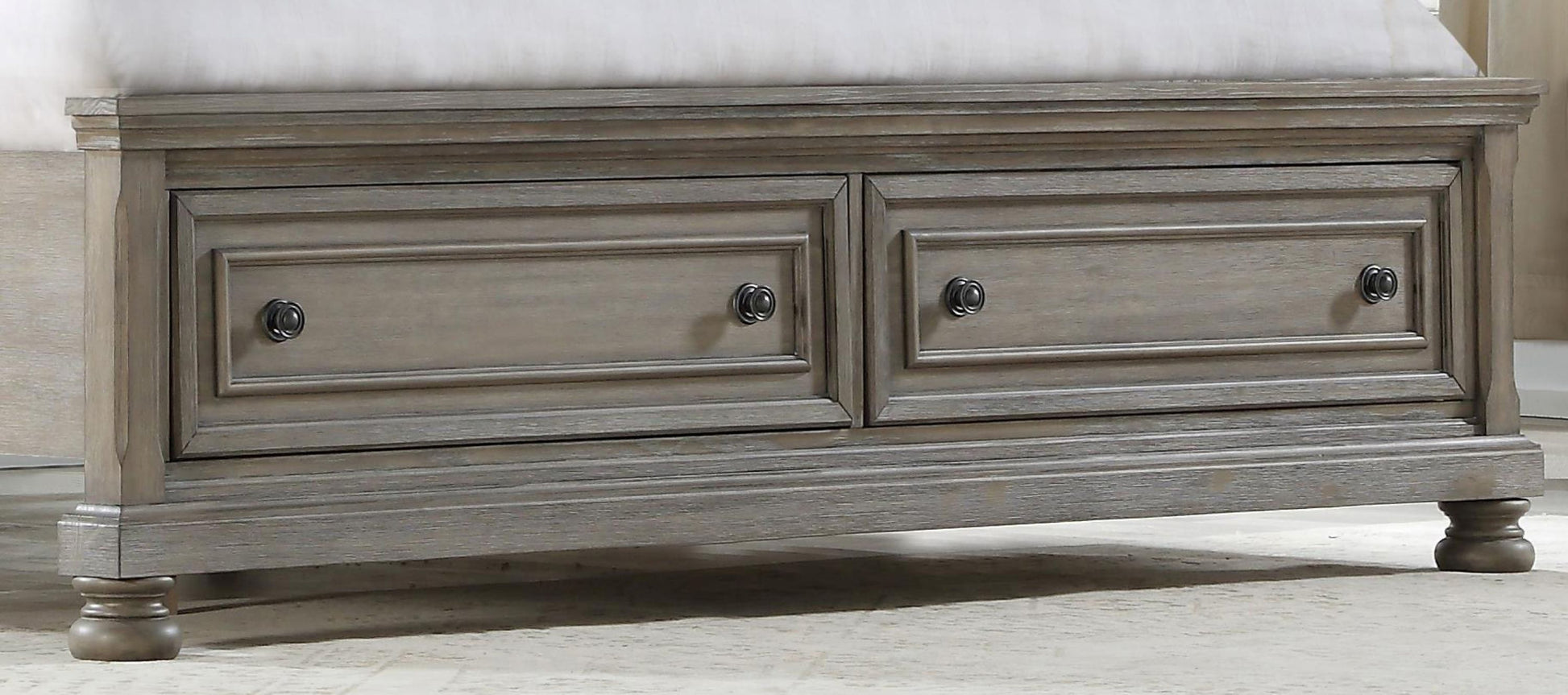 Antique Gray Queen Storage Bed Queen Antique Gray Solid Wood Mdf