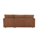 United Modular Sectional Sofa L Shaped Modular Couch With Reversible Chaise Modular Sofa Sectional Couch With Storage Seats Brown Chenille 3 Seat