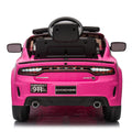 Licensed Dodge Charger,12V Kids Ride On Police Car W Parents Remote Control,Anti Collision Bar,Front& Top Alarm Light Design,Police Car Sticker,Megaphone,Three Speed,Slow Start,Four Wheel Suspension. Pink Plastic