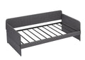 Daybed, Sofa Bed Metal Framed With Trundle Twin Size, Grey, 78.4''L X 41''W X 29.8''H. Twin Grey Iron