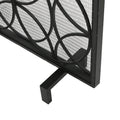 Fire Screens Black Iron