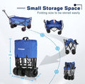 Blue Folding Campers Blue Metal