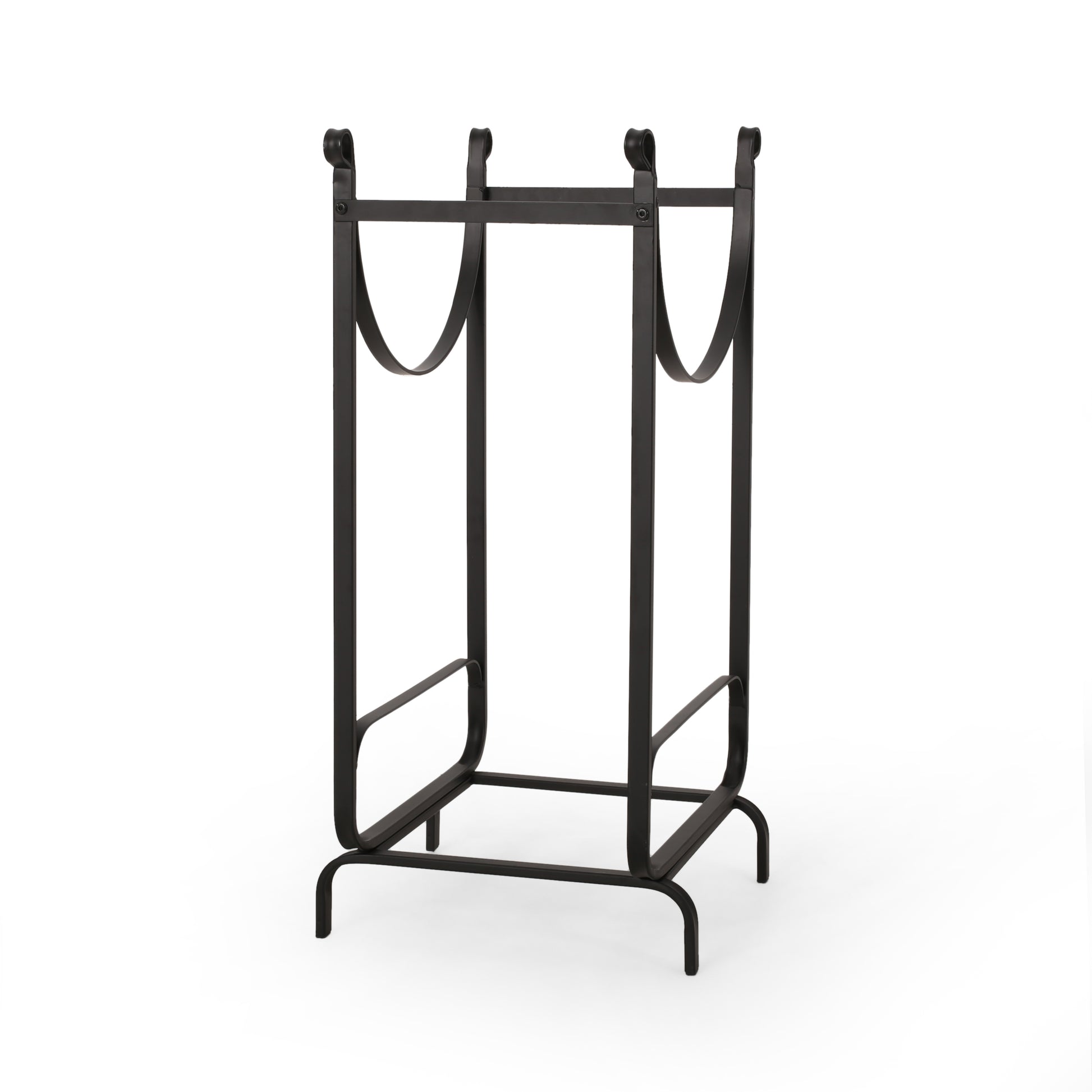 Log Rack Black Iron