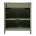 30 Inch Bathroom Vanity With Ceramic Sink Combination, Large Storage Features 1 Pullout And Multifunctional Shelf Dividers Green Bathroom Solid Wood Mdf
