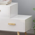 3 Drawer Stair Cabinet White Mdf