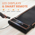 Walking Pad Under Desk Treadmill 3 In 1 Portable Folding Walking Jogging Running Machine With Remote Control & Led Display For Home Office, Larger Running Area, Quiet For Fitness In Small Spaces