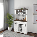 Farmhouse Bar Cabinet With Sliding Barn Door, 70