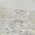 8 Piece Cotton Floral Printed Reversible Comforter Set Yellow Queen Queen Yellow Cotton