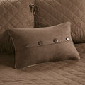 6 Piece Reversible Daybed Cover Set Brown Daybed Brown Microfiber