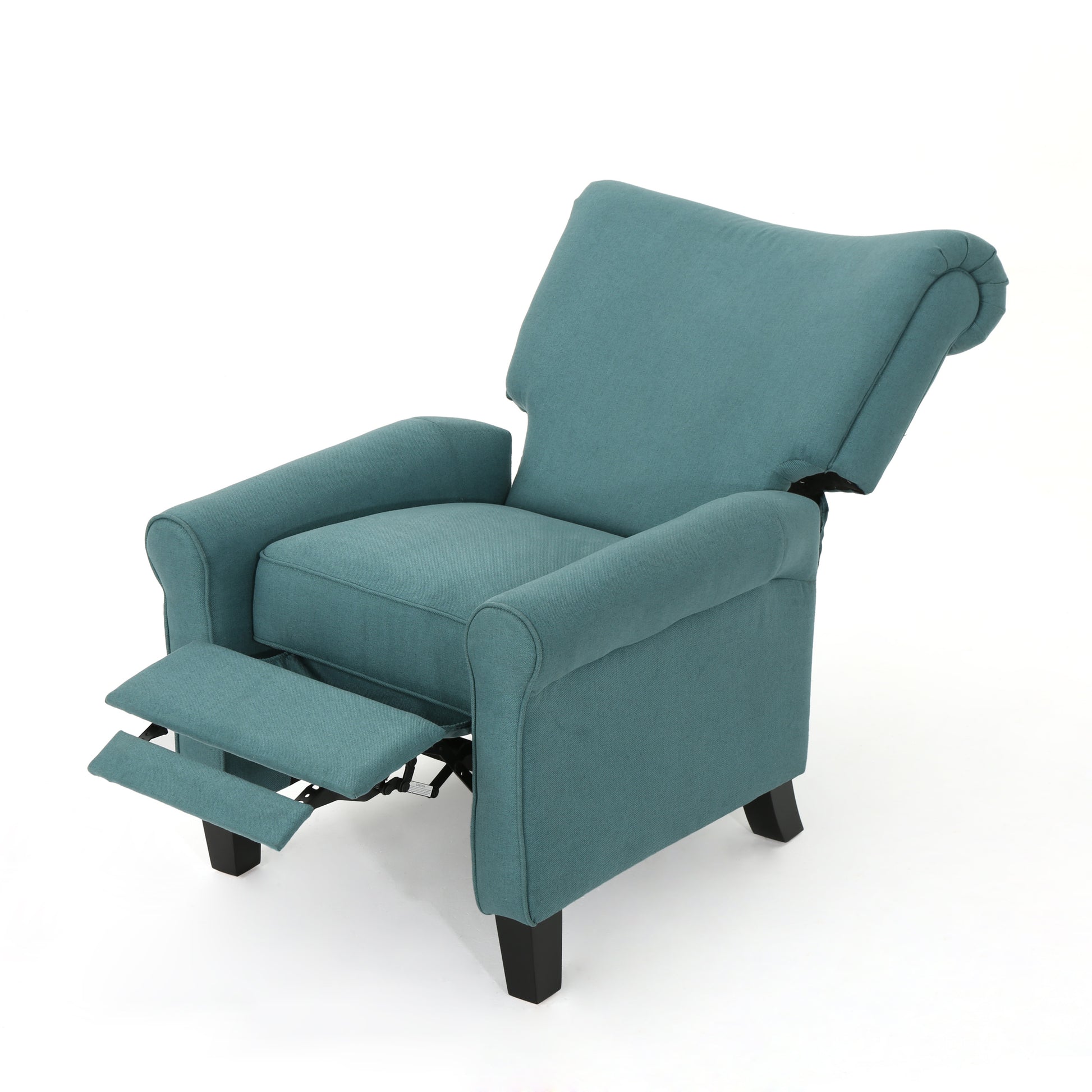 32.83" Wide Manual Standard Recliner Teal Fabric