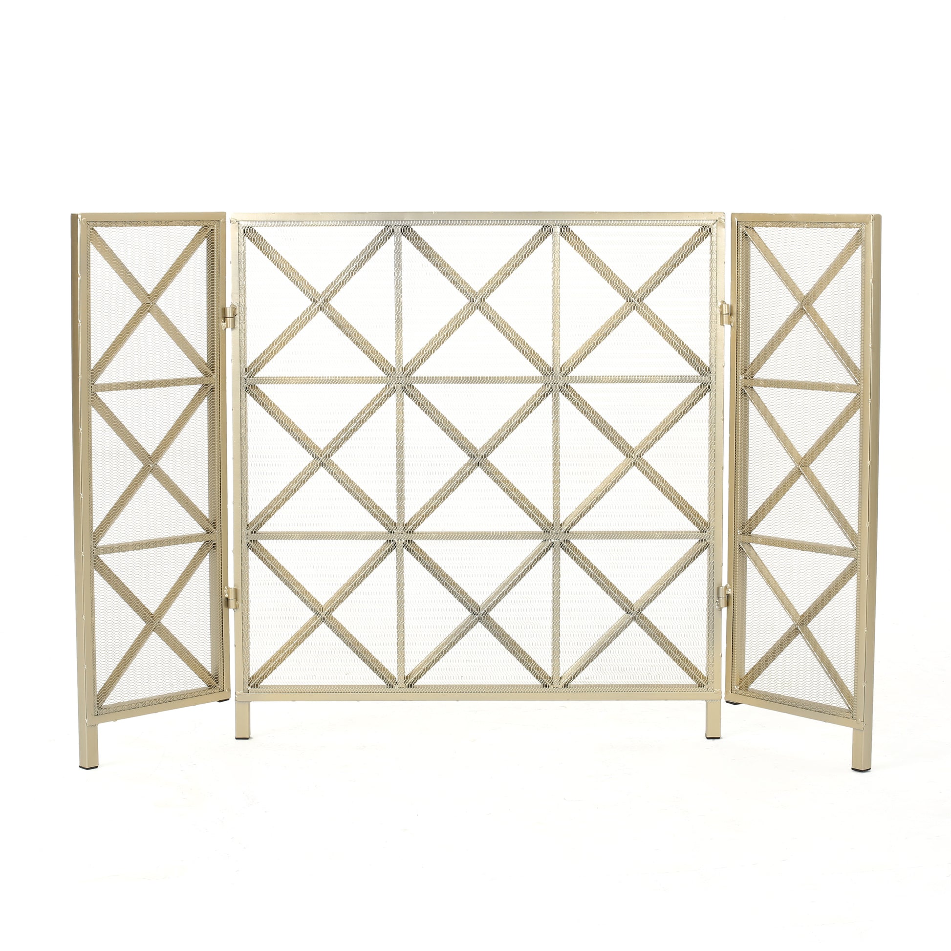 Fire Screens Gold Iron