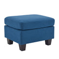 Springfield Navy Blue Ottoman Navy Blue Foam Polyester Blend