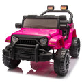 12V Kids Ride On Electric Car W Parents Control,Dual Drive, Four Wheel Suspension,With Music,Bluetooth,Mp3,Usb,With Headlights, Steering Wheel Quick Release,Slow Start For Kids Aged 3 4. Pink 50 99 Lbs Polypropylene