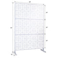 Outdoor & Indoor Privacy Screen Metal Privacy Screen 76