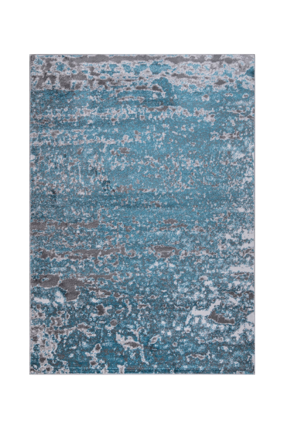 Jersey Area Rugs, Carpets For Livingroom, 7X10 Area Rugs ,3984 Grey Blue Rectangle 8&10 Blue Grey Contemporary Abstract Polypropylene