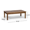 Laurel Seat & Coffee Table Teak Acacia Wood