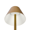 Elegance Rechargeable Led Table Lamp Plated Brass Led Touch Switch Antique Brass,Gold Mid Century Modern Led Brass