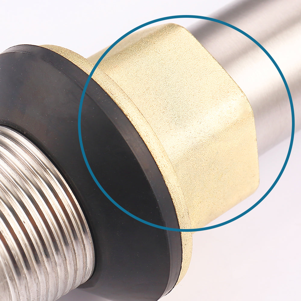 Pop Up Drain Stainless Steel With Overflow Anti Clogging For Vessel Sink Lavatory Vanity Sink Drain With Strainer Basket, Brushed Nickel Brushed Nickel Stainless Steel