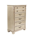 Antique Silver 1Pc Chest Of Drawers Storage Bedroom Furniture Traditional Classic Style Chest Antique Silver Bedroom Contemporary,Modern,Transitional Particle Board Mdf,Plywood