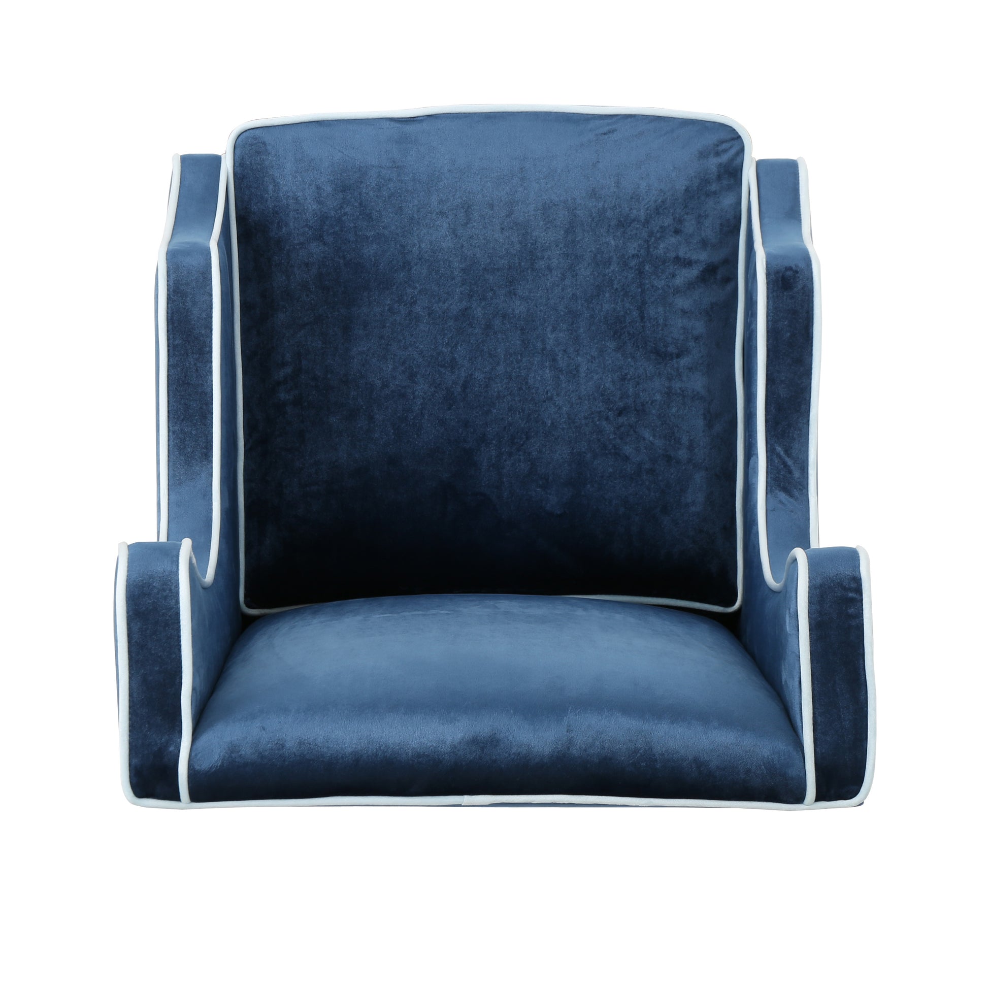 Club Chair Blue Velvet