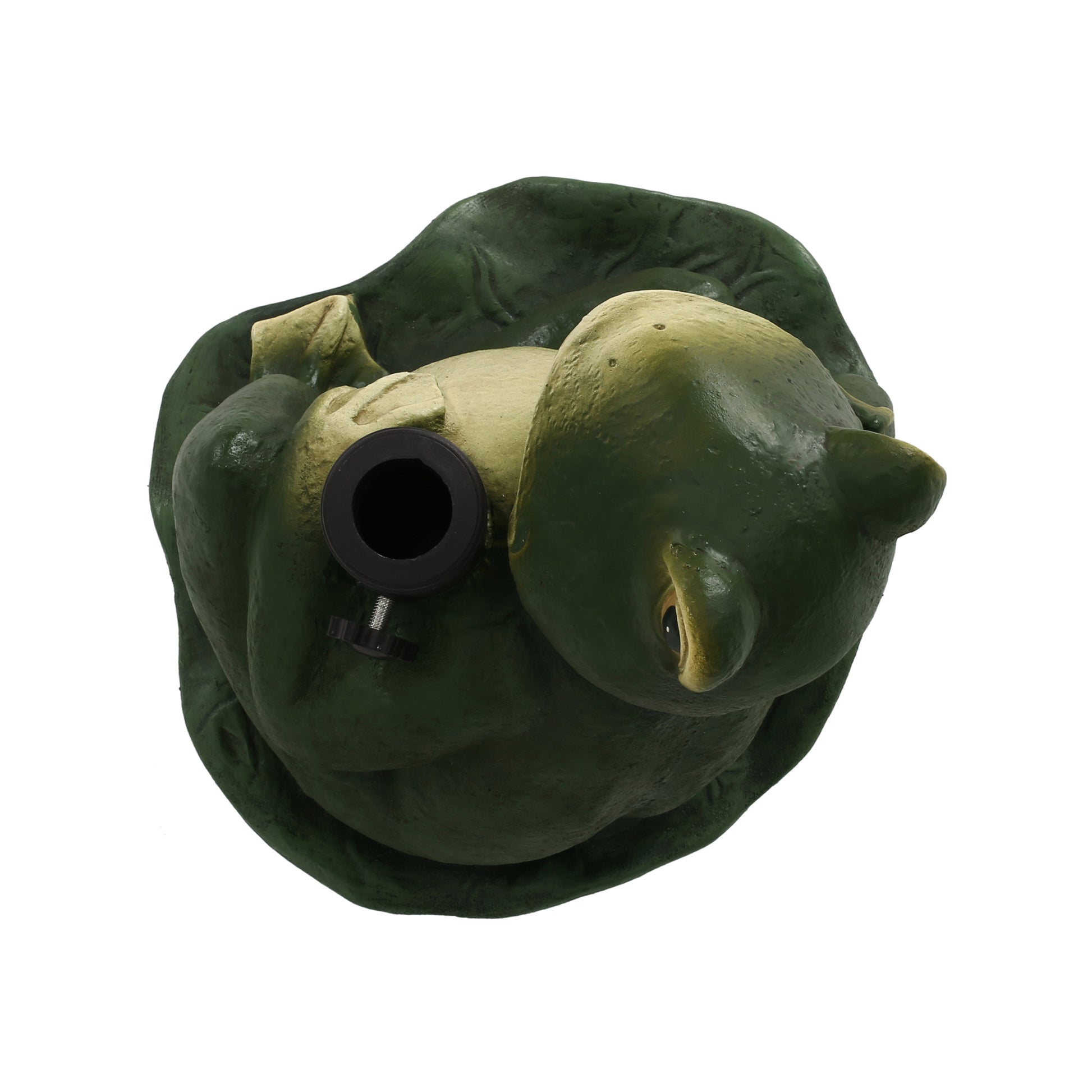 Frog Umbrella Base Green Concrete