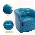 Coolmore Swivel Chair Living Room Chair Light Blue Primary Living Space Foam Pu Leather
