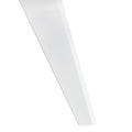 Modern Minimalist White Imitation Marble Tabletop Coffee Table. Solid Wood Spray Painted Desk Legs, Cloud Shape To Give You A Experience, Computer Desk. Suitable For Dining And Living Rooms. White Mdf