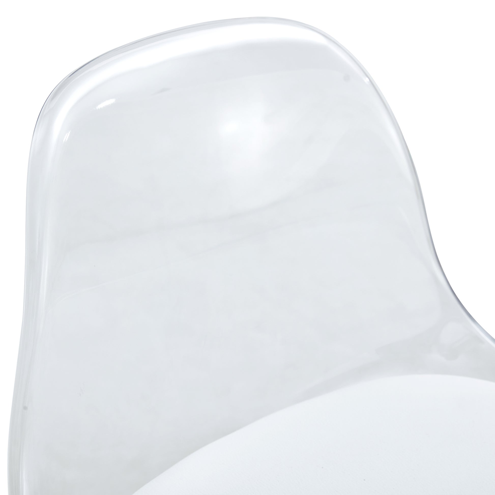 Modern And Comfortable Upholstered Bar Chairs, Metal Legs, Small Size Bar Chairs, Suitable For Part Of The Crowd, Stylish Design For Dining Room, Kitchen, Terrace And Living Room Chairs. White