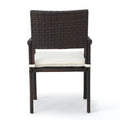 Rhode Island Dining Chair Set Of 2 Brown Wicker