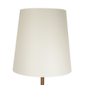 Celestial Modern Floor Lamp With Brass Accent Table With Large White Shade Gold,White Linen,Metal