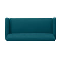 The Pacific Sofa Antique Blue Green Mid Century Modern Poplar Polyester 3 Seat
