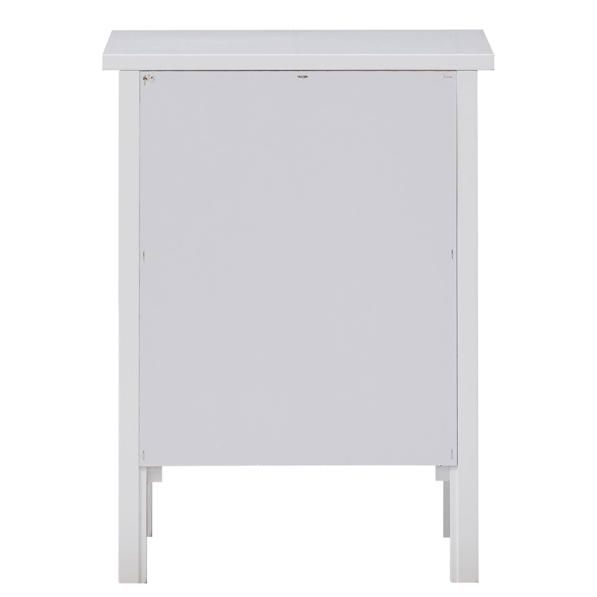 White Nightstand With Drawer White 1 Drawer Bedroom Rectangle Rustic Drawers Wood