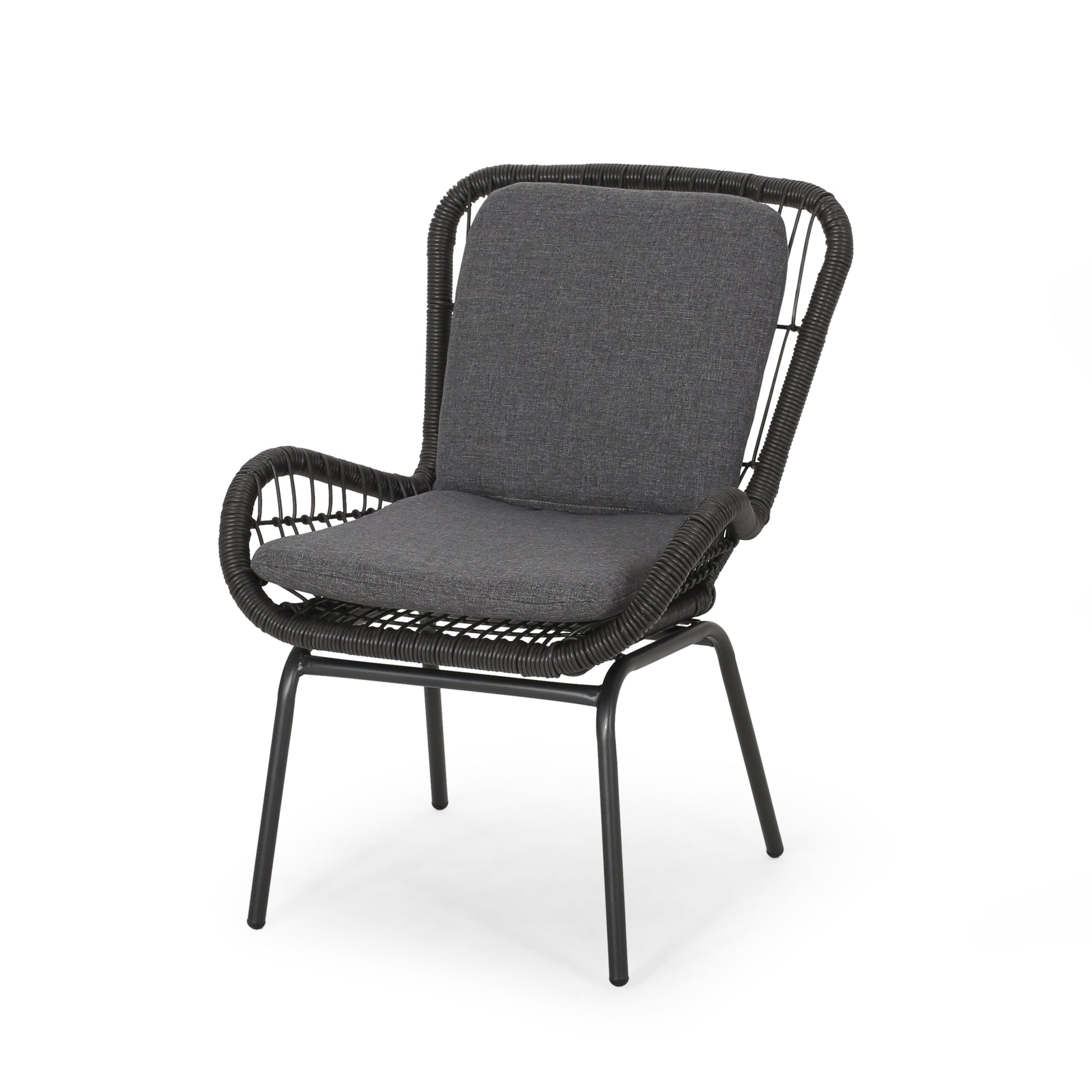 Pabrico Chair Grey Iron Plastic