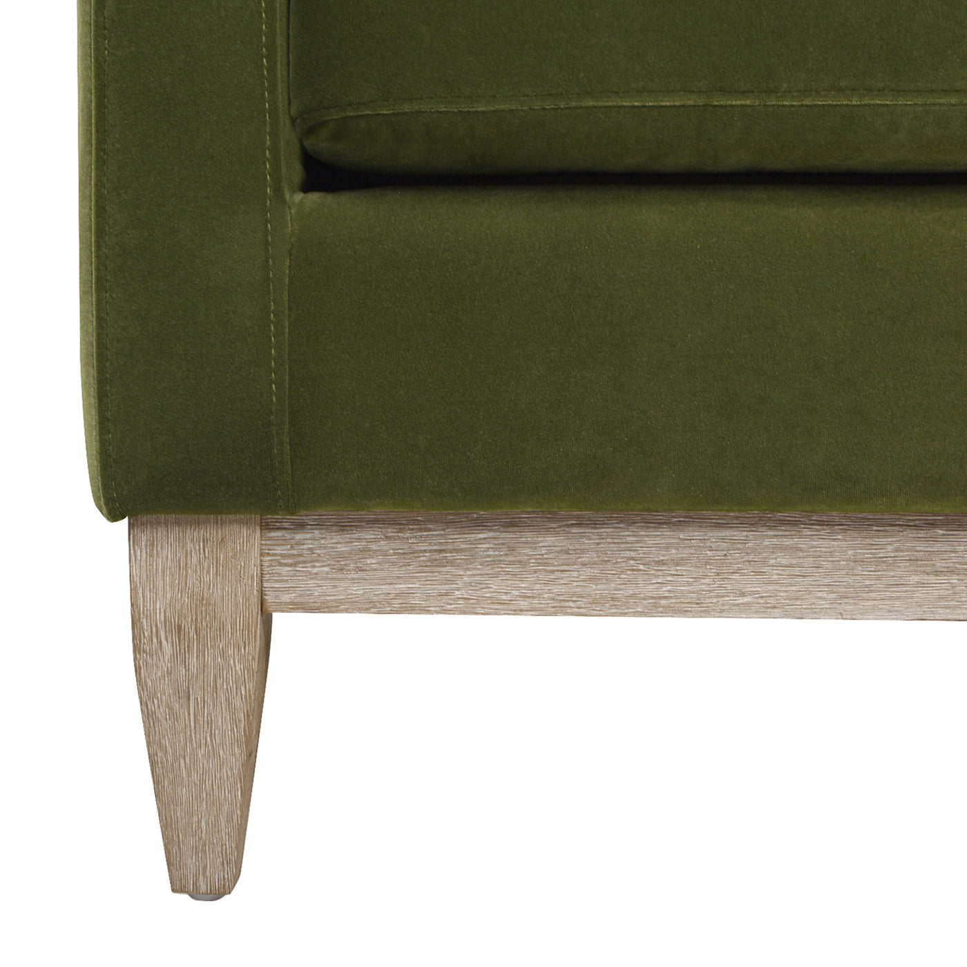 Knox 89" Modern Farmhouse Reversible Chaise Sectional Sofa, French Beige Performance Velvet Green Foam Velvet 4 Seat