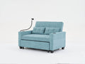 Futon Chair Bed Convertible Chair 3 In 1 Pull Out Sleeper Chair Beds With Usb Ports,Wear Resistant And Anti Scratch, Armchair Bed Sleeper For Living Room Green Tech Cloth Green Foam Tech Cloth 2 Seat
