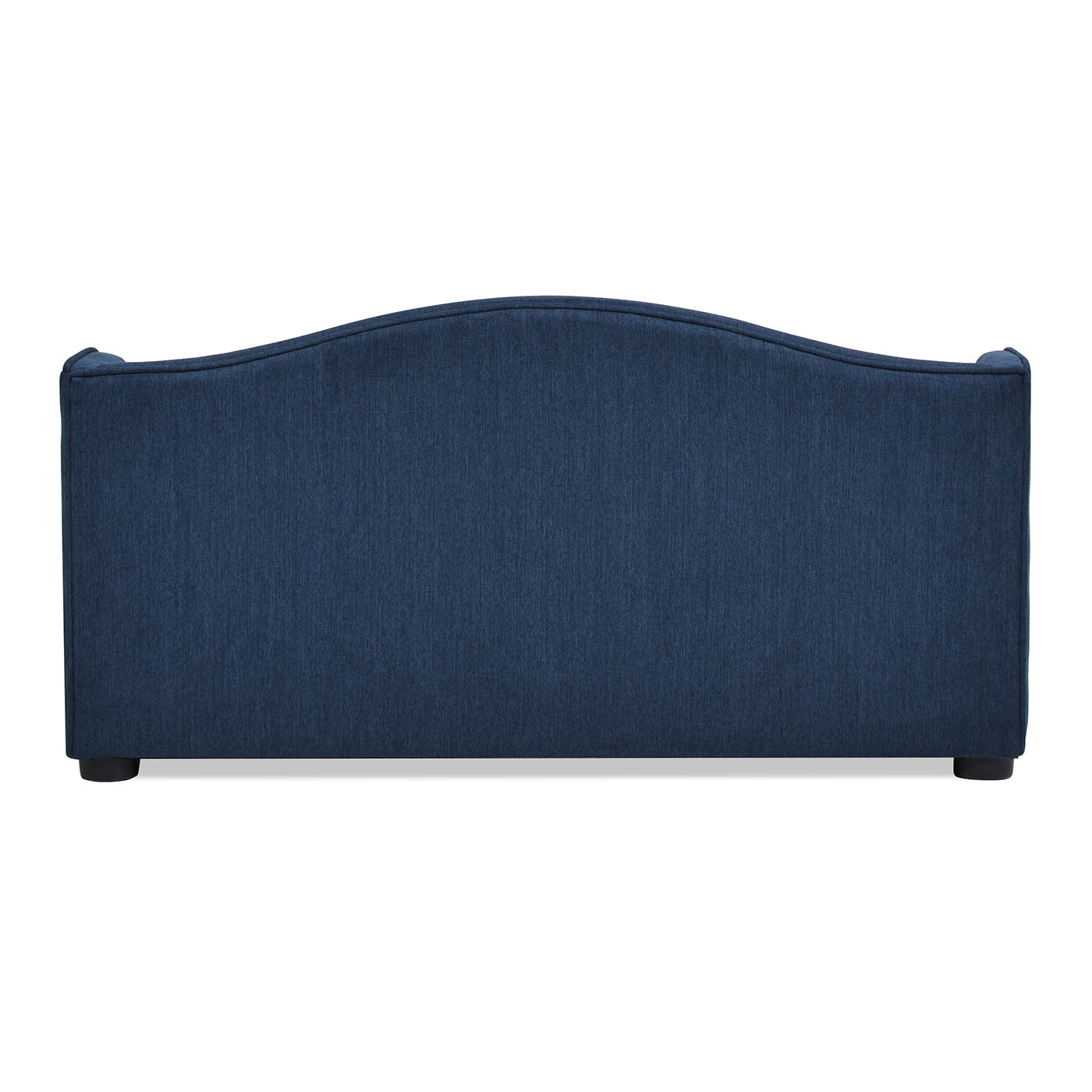 Robin 35" Tufted Wingback Pet Sofa Bed, Medium, Pacific Blue Stain Resistant High Performance Polyester Blue Foam Polyester