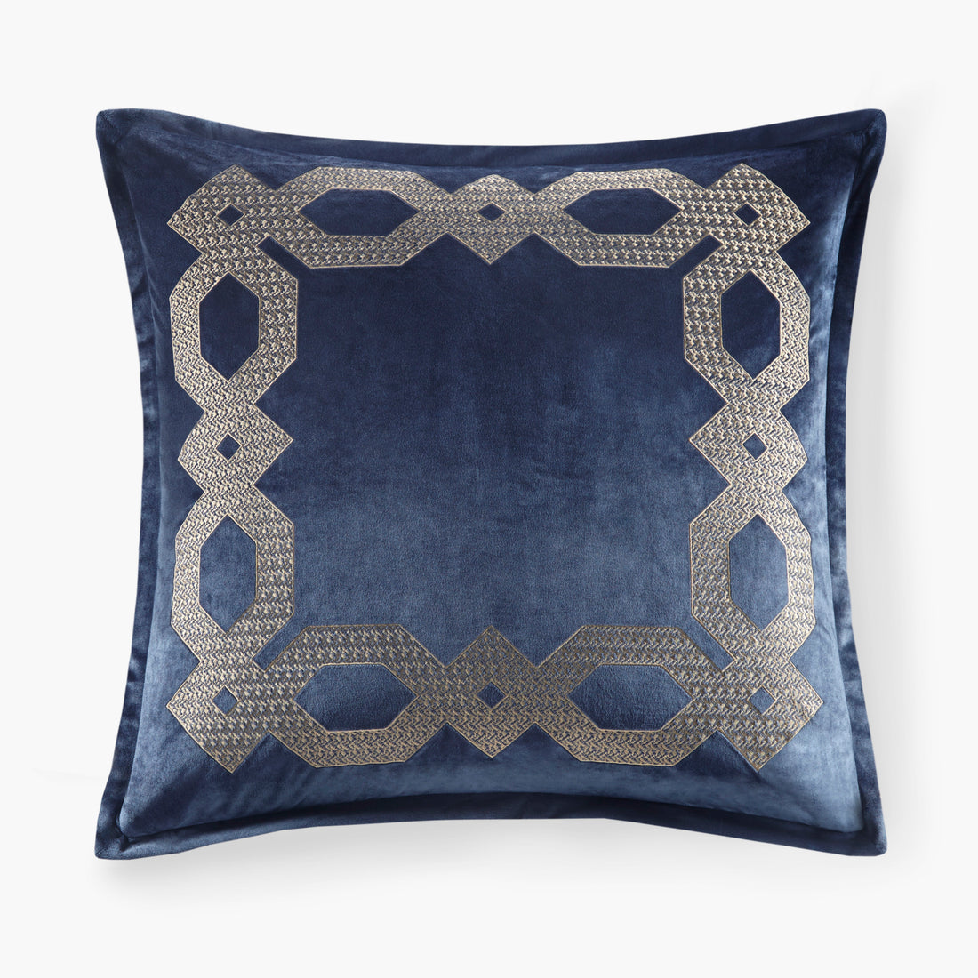 European Pillow Sham Navy 26X26" Navy Polyester
