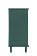 2 Door 2 Drawer Cabinet, American Furniture, Suitable For Bedroom, Living Room, Study Dark Green Mdf