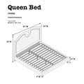 Queen Bed In Black Queen Black Light Brown Panel Faux Leather Faux Leather