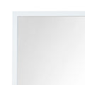 Maloise White Mirror White Solid Wood Mdf