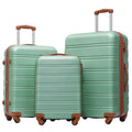 3 Piece Luggage Set Hardside Spinner Suitcase With Tsa Lock 20