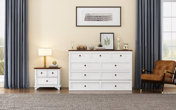 Solid Pine Murphy Bed Chest With Charging Station And Large Storage Drawer For Home Office Or Small Roomqueen, White Walnut Queen White Walnut Wood