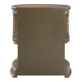 Brown And Gold 2 Drawer Nightstand Brown Gold 2 Drawers Bedroom Rectangle Glam Felt Lined Drawers Wood Plastic