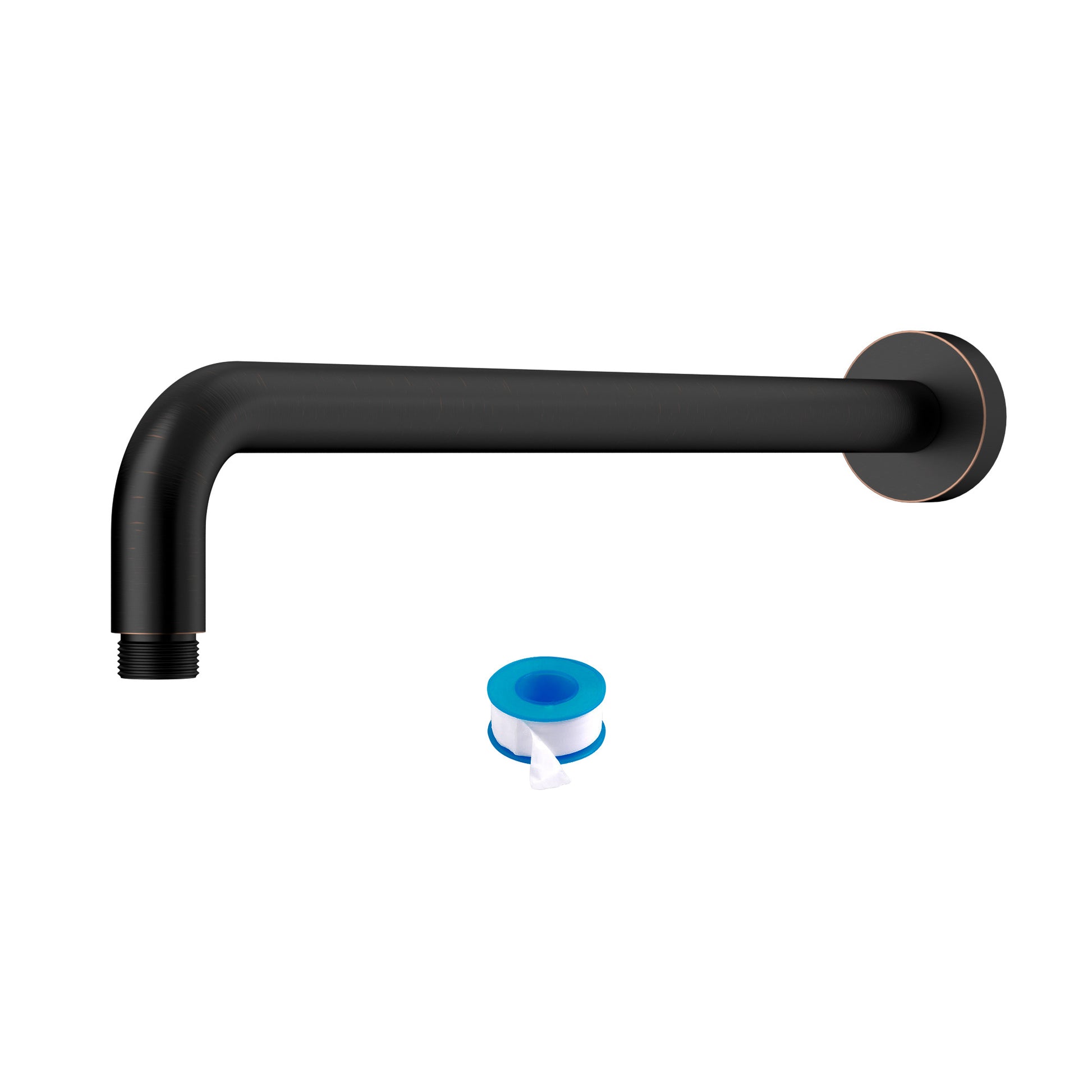 16" Shower Arm With Flange, Oil Rubbed Bronze Oil Rubbed Bronze Stainless Steel